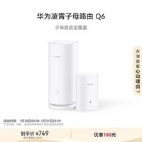 华为凌霄子母路由 Q6（1母1子套装）AX3000Mbps 千兆路由器 全屋WiFi 6+  电力线版 无线穿墙王 电力猫