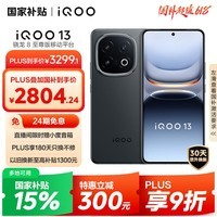 iQOO 13【国家补贴】12GB+256GB 赛道版 骁龙8至尊版 2K护眼屏 120W快充长续航 5G电竞手机