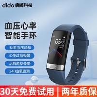 dido R20S血糖趋势评估智能手环远程关爱中老年人心率血氧睡眠全天监测男女运动手腕表 标配-幻海蓝