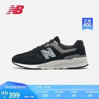 NEW BALANCE NB 官方休闲鞋男鞋女鞋时尚百搭舒适户外运动鞋997H系列 CM997HCC黑色 42.5 (脚长27cm)