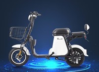 新日(Sunra)电动自行车新国标锂电池代步车成人轻便小型电瓶车脚踏男女单车脚踏 C1 48V12AH电池极光炫白/海棠红/科技蓝