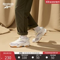 Reebok锐步官方男女FLUFFIPUFF黑武士贝果鞋运动休闲舒适老爹鞋 奶酪芝士-HQ5928 中国码:42.5(27.5cm),US:9.5