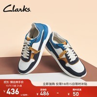 Clarks其乐轻跑系列男鞋春季复古潮流休闲鞋时尚舒适运动 蓝绿色 261681907 41