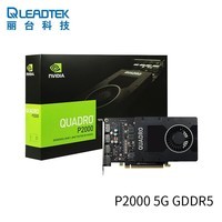 丽台（LEADTEK） NVIDIA P2000 5GB 3D建模渲染视频剪辑多屏设计师专业绘图显卡 NVIDIA P2000 5G工业包装