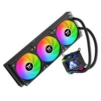 Thermaltake（Tt）钢影Ultra360 一体式CPU水冷散热器 黑色（液晶屏/ARGB风扇/360冷排/多平台）