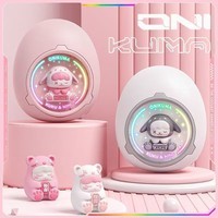 ONIKUMA【送女朋友礼物】新款蓝牙耳机高颜值女生可爱迷你游戏音乐运动游戏耳机生日礼物无线无延迟长续航 白色【萌宠太空舱】送替换玩偶