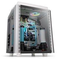 Tt（Thermaltake）Level 20 HT 白色 国际版 机箱水冷电脑主机（全塔/4面钢化玻璃/弹性安装/E-ATX主板）