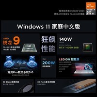 联想（Lenovo）拯救者R9000P 2023游戏笔记本电脑 16英寸专业电竞本(新R9-7945HX 16G 1T RTX4060显卡 2.5k 240Hz高色域)白