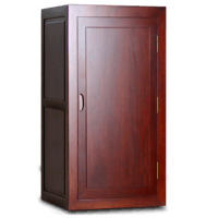 艾吉恩保险柜家用小型保管柜1.3米高指纹密码防盗隐形保险箱办公保管箱保密实木大型床头智能远程开启金 A3款：数字密码+APP报警