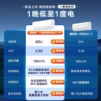 美的空调【1晚低至1度电】大1匹 酷省电pro 新一级能效 冷暖 空调挂机 以旧换新 KFR-26GW/N8KS1-1P