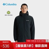 Columbia哥伦比亚户外24秋冬新品情侣男女拒水棉夹克外套XE9089 010 L(180/100A)