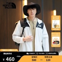 北面（The North Face）防风夹克防晒服男薄风衣舒适耐穿防泼水24春季上新|8AUS KY4/黑白色 L/175