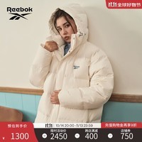 Reebok锐步官方23秋冬新款情侣经典复古时尚梭织保暖长款羽绒夹克 23FRC285UGW2 A/XL