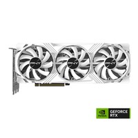 必恩威（PNY）GeForce RTX4070Ti 12GB Gaming VERTO LED掌控者性能版三风扇电竞游戏显卡 白色款