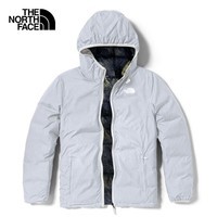 The North Face北面羽绒服女户外保暖双面穿羽绒外套83OK 蓝色/OW1 M