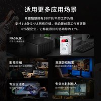 希捷（SEAGATE）NAS硬盘 4TB 256MB 5400转 CMR垂直 网络存储 SATA 希捷酷狼 机械硬盘 数据恢复服务 3.5英寸