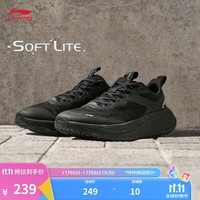 李宁SOFT LITE系列丨休闲鞋男24秋新款经典百搭潮流运动鞋AGLU033