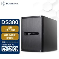 银欣（SilverStone） Nas机箱 存储服务器DS380 (相容8x3.5热插拔硬盘) DS380标准版