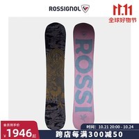 ROSSIGNOL 卢西诺金鸡男士全地域单板滑雪板freestlye雪板滑雪装备 黑色（普通版型） 153