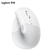 罗技（Logitech） Lift无线人体工学垂直鼠标立式鼠标Vertical无线蓝牙轻音办公中小手 Lift白色商用版（带Bolt接收器）