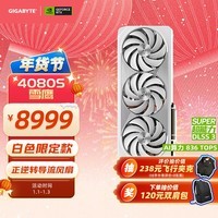 技嘉4080S显卡 雪鹰 GeForce RTX 4080 SUPER AERO OC 16G DLSS3 游戏黑神话：悟空显卡【注册四年保】