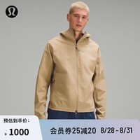 lululemon丨Wool-Blend 男士羊毛混纺拉链连帽衫 LM3EX1S 沙漠黄 S