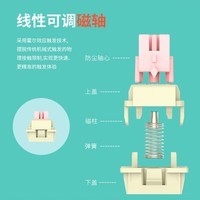 红龙M68有线磁轴机械键盘 8K回报率 RT键盘 可调节键程 RGB背光 68键电竞游戏键盘 M61SE磁轴键盘【61键有线纯黑色】 RGB 有线 68键