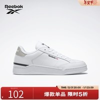 Reebok锐步官方男女AD COURT复古小白鞋经典运动休闲滑板鞋 GZ6870 36.5 (23.6cm),US:5.5