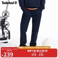 添柏岚（Timberland）官方男装长裤卡其裤休闲弹性修身锥形|A2A49 A2A49433/深宝石蓝 31