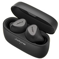 捷波朗（Jabra） ELite5主动降噪耳机蓝牙防水防尘蓝牙耳机11级声噪控制6麦麦克风 钛黑色