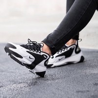 耐克（NIKE）女鞋新款运动鞋ZOOM 2K复古老爹鞋黑白熊猫鞋休闲鞋缓震跑步鞋 AO0354-100/黑白熊猫老爹鞋 36.5