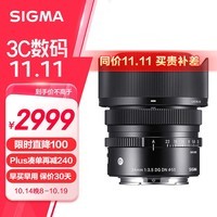 适马（SIGMA）24mm F3.5 DG DN｜Contemporary I系列 全画幅 微单广角定焦镜头 人文风光（索尼E卡口）