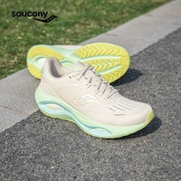 Saucony索康尼火鸟3跑鞋女透气减震支撑跑步鞋训练运动鞋米绿38