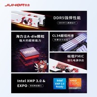 玖合(JUHOR) 32GB(16Gx2)套装 DDR5 6800 台式机内存条 星舞系列 海力士A-die颗粒 CL34