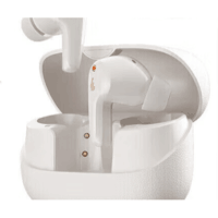 漫步者（EDIFIER）FitBuds Pro真无线主动降噪蓝牙耳机太空舱入耳式低延迟轻奢学生音乐游戏运动礼物适配于苹果华为 【皮革纹理设计】晨曦白+收纳袋