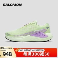 萨洛蒙（Salomon）女款 户外运动轻量透气舒适稳定支撑多地形跑步鞋 DRX DEFY GRVL 青柠奶油 476891 5 (38)