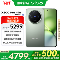 vivo X200 Pro mini 16GB+512GB 钛青 国家补贴 6.31英寸纤薄小直屏 蔡司超级长焦 拍照 AI手机