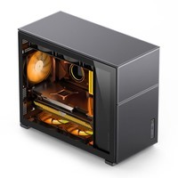 乔思伯（JONSBO）松果D31 MESH版黑色 MATX机箱（双360冷排/ATX电源/Type-c Gen2 10Gbps+/垂直风道/长显卡）