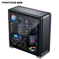 追风者(PHANTEKS) 719LTG 曜石黑 电竞电脑铝机箱（支持SSI-EEB/E-ATX/双路主板位360水冷/4090显卡/Typ-c）