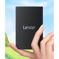 雷克沙（Lexar) 1TB Type-c USB3.2 移动固态硬盘(PSSD) SL500 传输速度2000MB/s 手机直连 轻薄高速便携