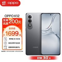 OPPO K12 5G 100W超级闪充 5500mAh超长续航 十面耐摔 四年流畅 AI手机 星夜 12GB+256GB
