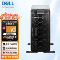 戴尔（DELL）T40丨T150丨T350丨T360 台式塔式服务器丨ERP丨中小企业OA系统丨文件存储丨 T360 | E-2414 2.6GHz四核 8G内存丨2T SATA硬盘