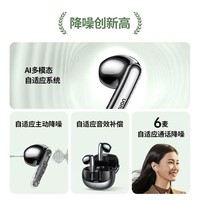 绿联（UGREEN）Hitune H6 Pro蓝牙耳机半入耳主动降噪音乐耳机蓝牙5.3运动无线耳机通用苹果15/16华为小米手机 黑