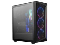 酷冷至尊(CoolerMaster)CMP510(流光) 电脑中塔机箱(ATX主板/前冲孔网面板/ARGB灯带/玻璃侧板)