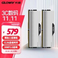 光威（Gloway）32GB(16GBx2)套装 DDR5 6000 台式机内存条 龙武系列 三星颗粒 CL36