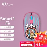 AKKO Smart1美少女无线鼠标 轻巧便携 办公游戏 滑鼠 笔记本台式机  卡通 可爱 航海王-乔巴