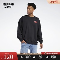 Reebok锐步官方男女同款HOODIE经典休闲简约街头百搭舒适套头卫衣 HC0048 M (100)