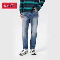 班尼路（Baleno）秋冬牛仔裤男时尚简约百搭底抓毛火山岩保暖休闲舒适 001D 30