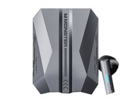 魔声（Monster）XKT11蓝牙耳机高品质ENC降噪真无线运动跑步游戏蓝牙耳机女适用华为苹果oppo小米灰色