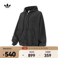 阿迪达斯 （adidas）Originals三叶草2024年男子WASH HOOD JKT夹克 JM7285 L